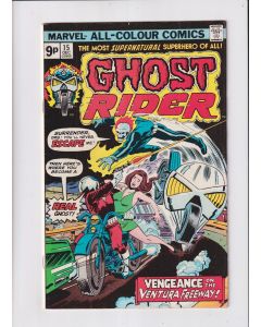 Ghost Rider (1973) #  15 UK Price (6.0-FN) (1898815)