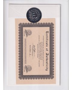 Batman and Robin (2011) #  19 Signed COA (9.0-VFNM) (252069)