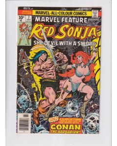Marvel Feature (1975) #   7 UK Price (6.5-FN+) (2411600) Red Sonja, Conan, FINAL ISSUE