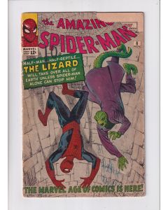 Amazing Spider-Man (1963) #   6 (1.5-FR/GD) (2412478) 1st Lizard