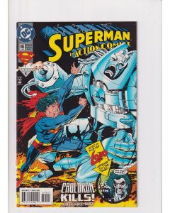 Action Comics (1938) # 695 Signed (9.0-VFNM) (2420589) Lobo