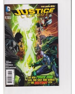 Justice League (2011) # 31 (9.0-VFNM) (275767) 1st Full Jessica Cruz