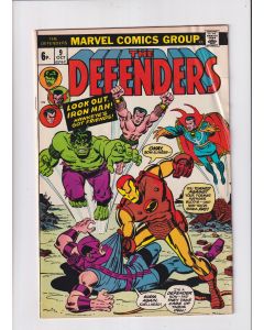 Defenders (1972) #   9 UK Price (5.0-VGF) (2039019) Avengers