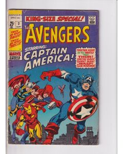 Avengers (1963) ANNUAL #   3 (4.0-VG) (2343574) 1.25"SS Red Skull