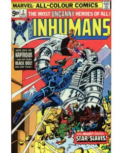 Inhumans (1975) #   2 UK Price (6.0-FN) The Kaptroids