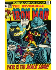 Iron Man (1968) #  53 UK Price (4.0-VG) 1st Black Lama