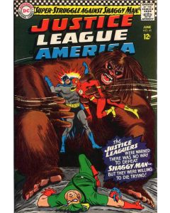 Justice League of America (1960) #  45 (1.8-GD-) 1st Shaggy Man, Water damage & mold