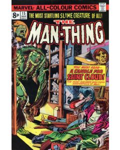 Man-Thing (1974) #  15 UK Price (5.0-VGF)