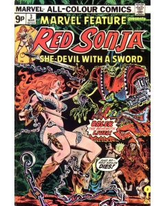 Marvel Feature (1975) #   3 UK Price (6.5-FN+) Red Sonja