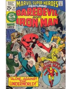Marvel Super-Heroes (1967) #  31 (7.0-FVF) Iron Man, Daredevil