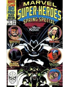 Marvel Super-Heroes (1990) # 1 (8.0-VF) Jim Lee cover, Moon Knight, Black Panther, Magik