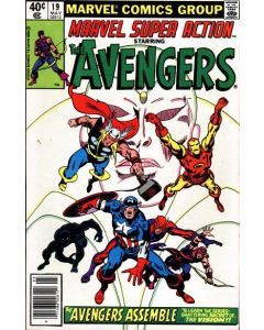 Marvel Super Action (1977) #  19 Newsstand (7.0-FVF) Avengers