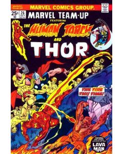 Marvel Team-Up (1972) #  26 (6.0-FN) Human Torch, Thor