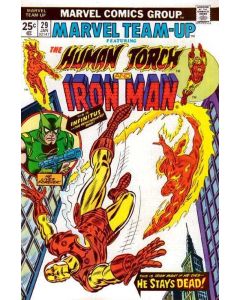 Marvel Team-Up (1972) #  29 (5.0-VGF) Human Torch, Iron Man