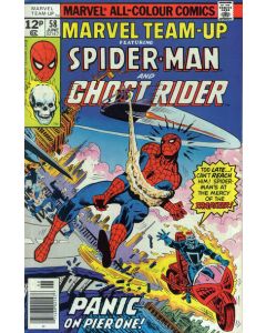 Marvel Team-Up (1972) #  58 UK Price (7.0-FVF) Ghost Rider