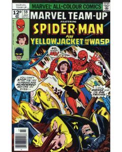 Marvel Team-Up (1972) #  59 UK Price (6.5-FN+) Yellowjacket, Wasp