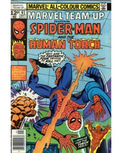 Marvel Team-Up (1972) #  61 UK Price (7.0-FVF) Human Torch
