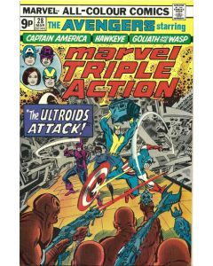 Marvel Triple Action (1972) #  28 UK Price (6.0-FN) Avengers