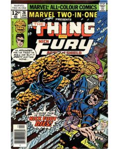 Marvel Two-In-One (1974) #  26 UK Price (5.0-VGF) Nick Fury, Mentello, The Fixer