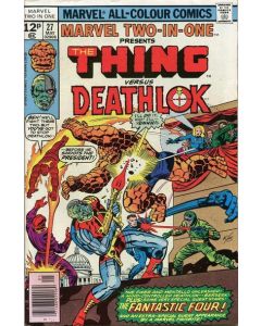 Marvel Two-In-One (1974) #  27 UK Price (7.0-FVF) Deathlok, Fantastic Four