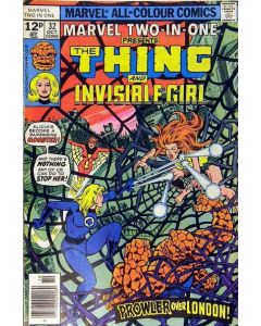 Marvel Two-In-One (1974) #  32 UK Price (5.0-VGF) Invisible Girl, Spider-Woman