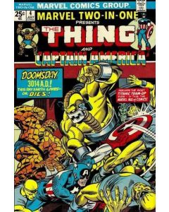 Marvel Two-In-One (1974) #   4 (4.0-VG) Captain America, Water damage