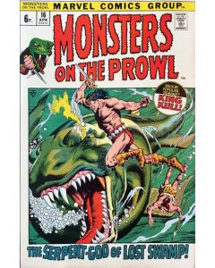 Monsters on the Prowl (1971) #  16 UK Price (7.0-FVF) King Kull