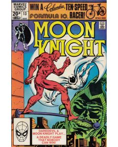 Moon Knight (1980) #  13 UK Price (7.0-FVF) The Jester, Daredevil