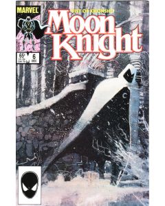 Moon Knight (1985) #   6 (5.0-VGF) Stain on bottom left corner, Fist of Khonshu, FINAL ISSUE