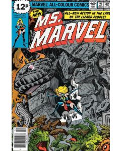 Ms. Marvel (1977) #  21 UK Price (7.0-FVF) The Guardian