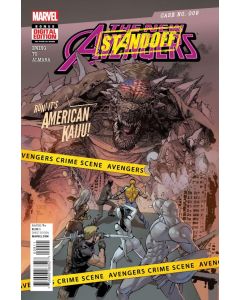 New Avengers (2015) #   9 (8.0-VF) 1st American Kaiju Standoff