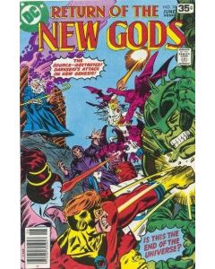 New Gods (1971) #  18 (5.0-VGF) (2443205) small stain on BC (see 2e scan)