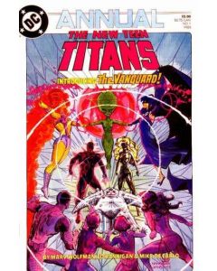 New Teen Titans (1984) ANNUAL #   1 (7.0-FVF) 1st Vanguard 1st Anti-Matter Man