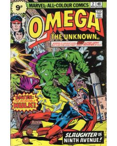 Omega The Unknown (1976) #   2 UK Price (7.0-FVF) Hulk