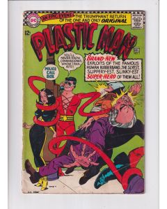 Plastic Man (1966) #   1 (3.0-GVG) (2219305) Ink on cover, Lower staple detached