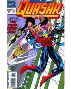 Quasar (1989) # 60 (6.0-FN) Final Issue, Pricetag on Cover