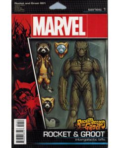 Rocket Raccoon & Groot (2016) #   1 Cover E (8.0-VF) Action Figure Variant
