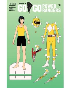 Go Go Power Rangers (2017) #   2 Cover E (9.0-VFNM) Paper Doll Variant