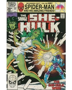 Savage She-Hulk (1980) #  23 UK Price (6.0-FN)
