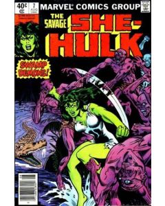 Savage She-Hulk (1980) #   7 Newsstand (6.0-FN) Swamp Demons