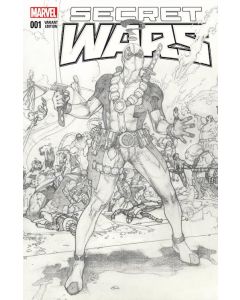 Secret Wars (2015) #   1 Forbidden Planet Sketch Variant (8.0-VF)