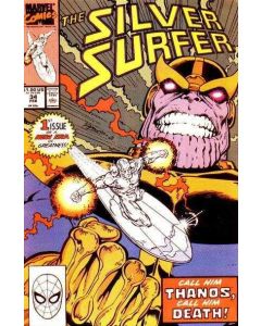 Silver Surfer (1987) #  34 (7.0-FVF) Thanos