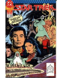 Star Trek (1989) Annual # 1 (8.0-VF) Written by Peter David & George Takei (Mr. Sulu)