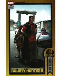 Star Wars Bounty Hunters (2020) #  21 Cover B (9.0-VFNM) Crimson Reign, Lucasfilm 50th Anni. Variant