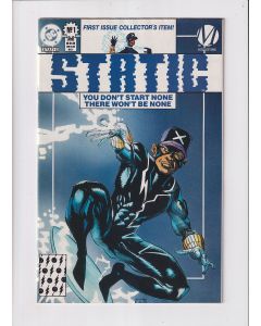 Static (1993) #   1 Blue Variant (8.5-VF+) (651640) 1st Static