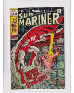 Sub-Mariner (1968) #  19 (5.0-VGF) (1698064) 1st Stingray