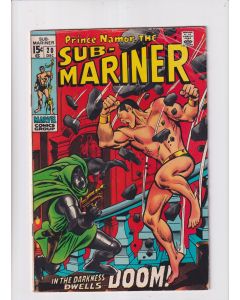 Sub-Mariner (1968) #  20 (4.0-VG) (2272645) Dr. Doom