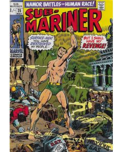 Sub-Mariner (1968) #  25 UK Price (4.0-VG)