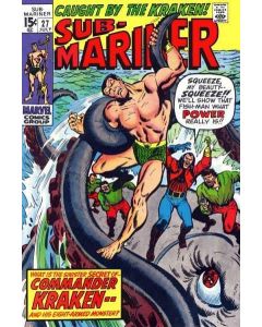 Sub-Mariner (1968) #  27 (5.0-VGF) Price tag on cover