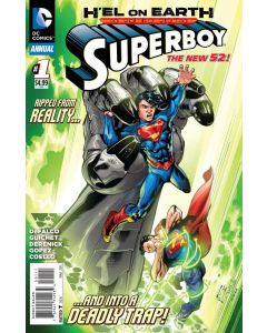 Superboy (2011) Annual #   1 (9.0-VFNM) H el on Earth
